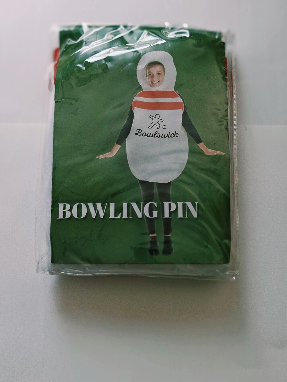 New Hauntlook Unisex Adult One Size Bowling Pin Halloween Novelty Costume